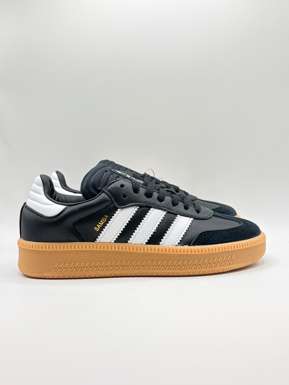 Adidas Samba XLG J Black White Gum 6 US/ 7 Womens